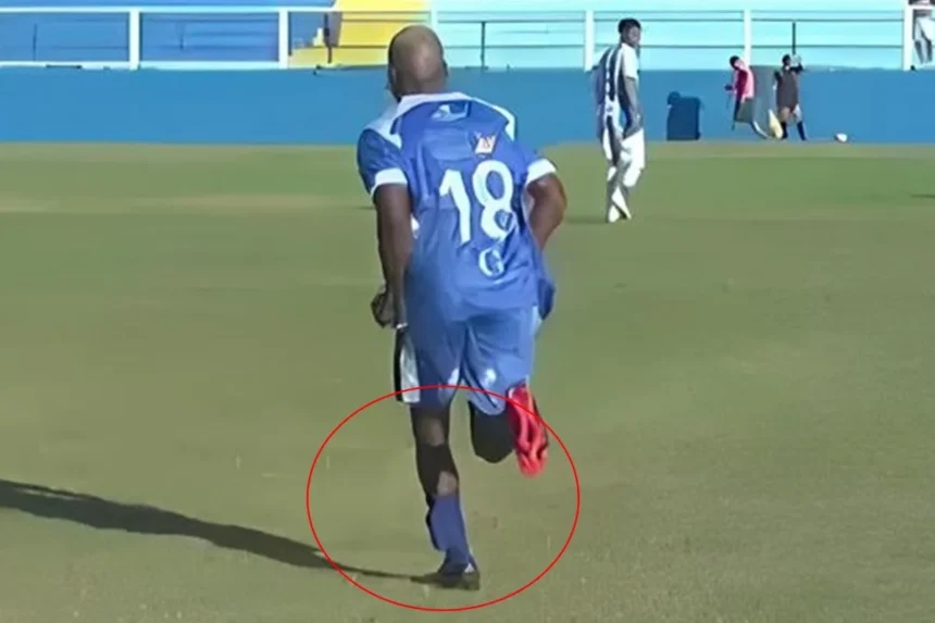 Jogador de tornozeleira